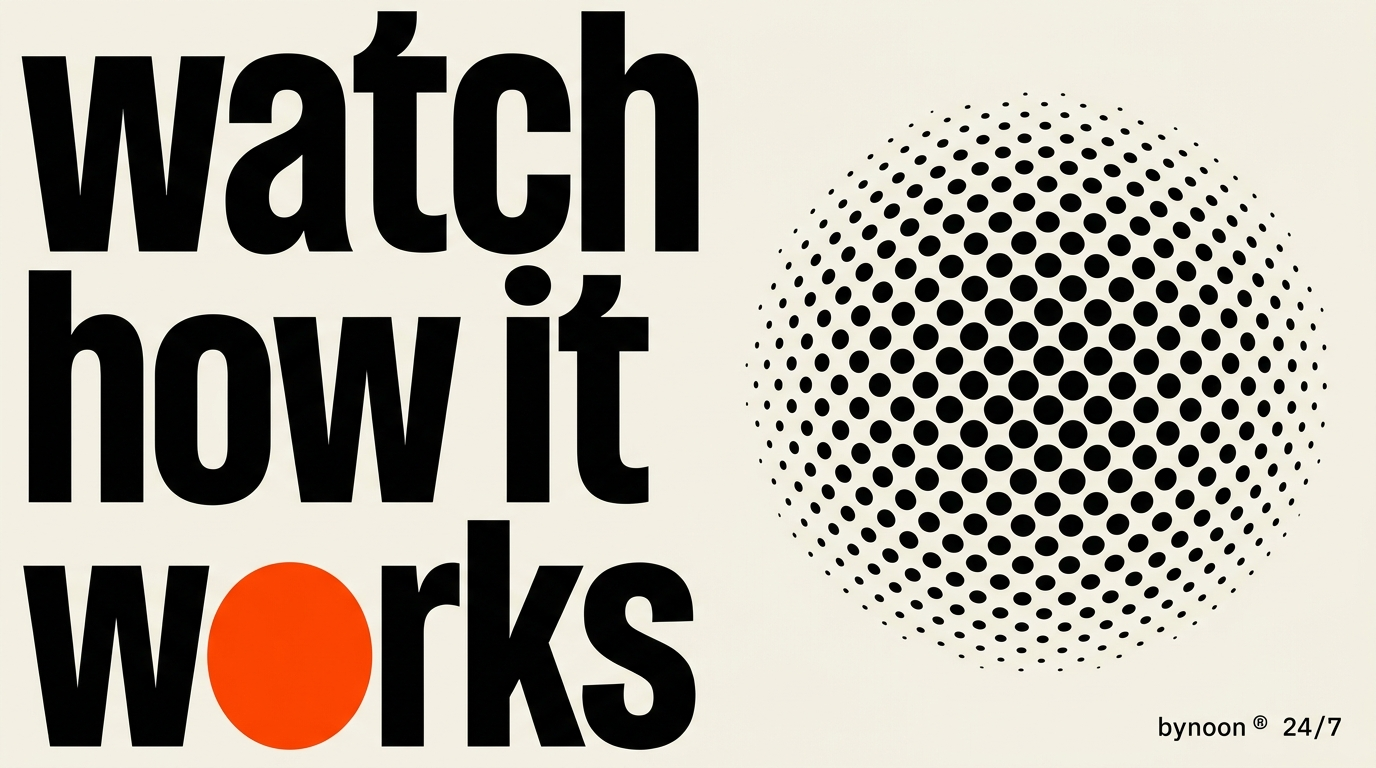 bynoon — watch how it works